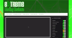Desktop Screenshot of extremehostingreviews.com