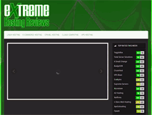 Tablet Screenshot of extremehostingreviews.com